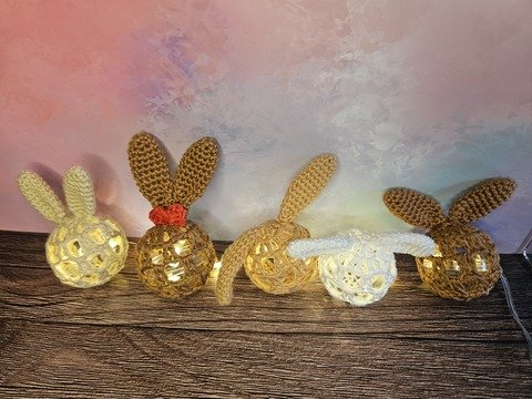 Osterhasen-Lichterkette