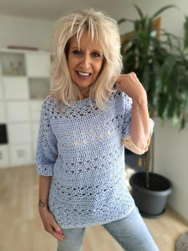 Pantonella Häkelpulli - Bild 9