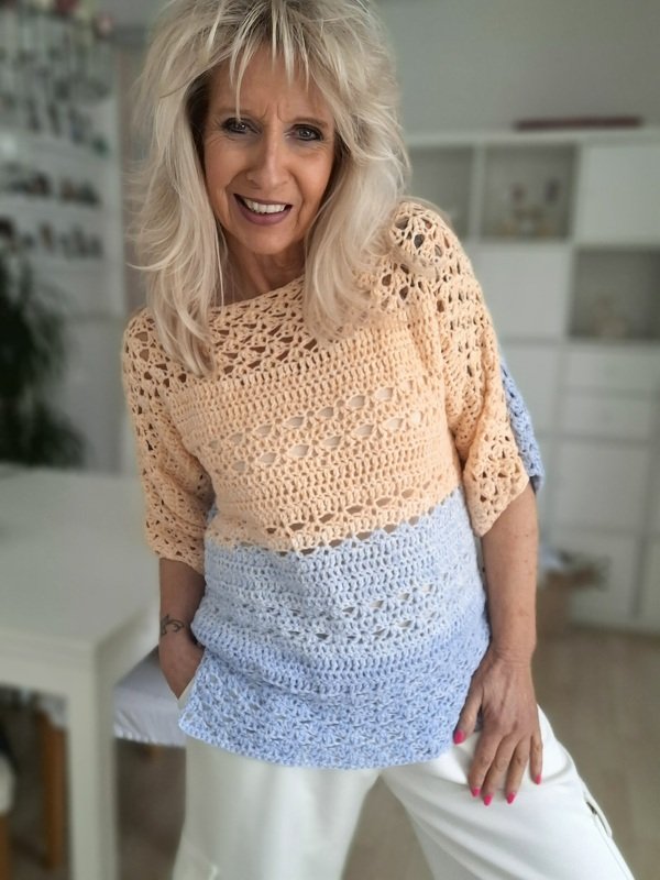 Pantonella Häkelpulli - Bild 3