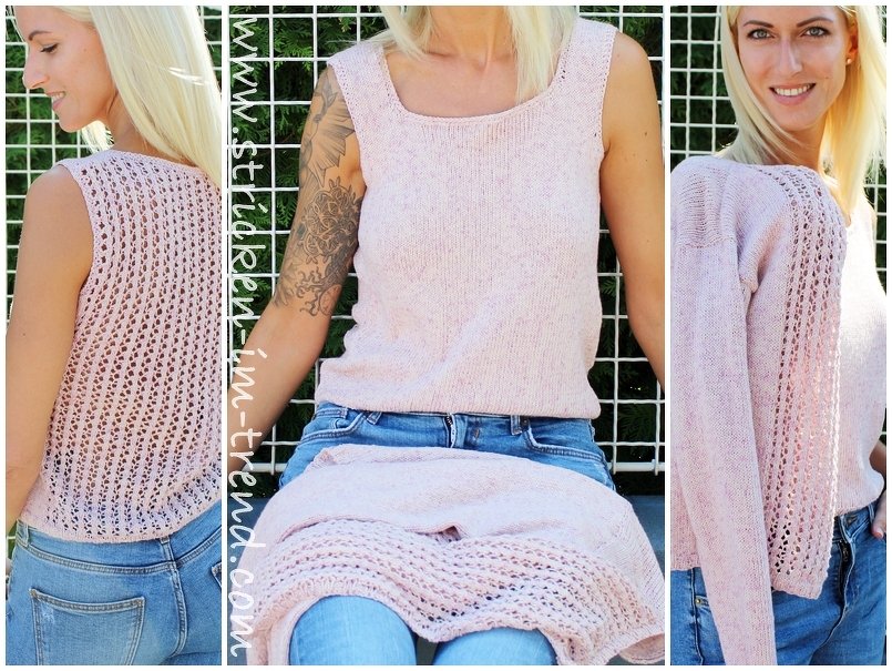 Knitting Pattern for Top and Jacket in Lace Pattern | TwinSet VivaSummer #2