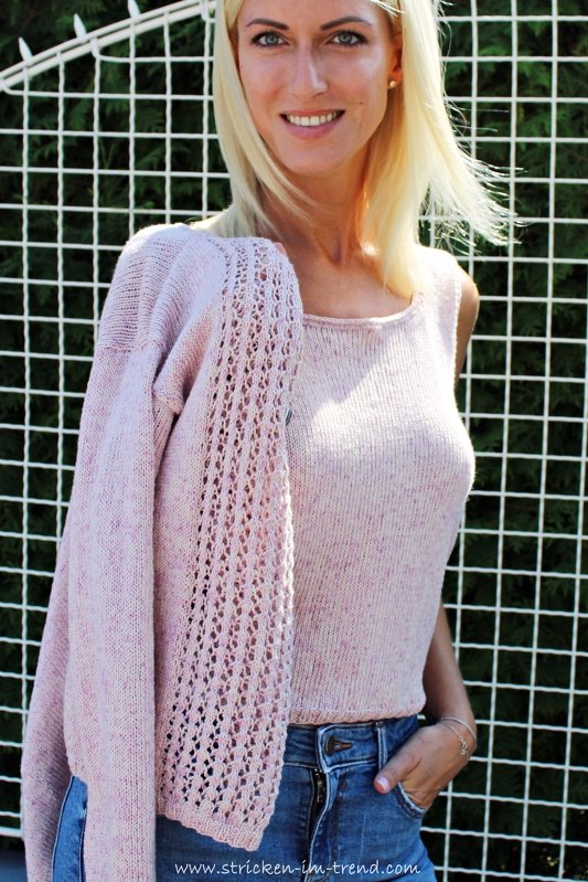 Knitting Pattern for Top and Jacket in Lace Pattern | TwinSet VivaSummer #2 - Image 3