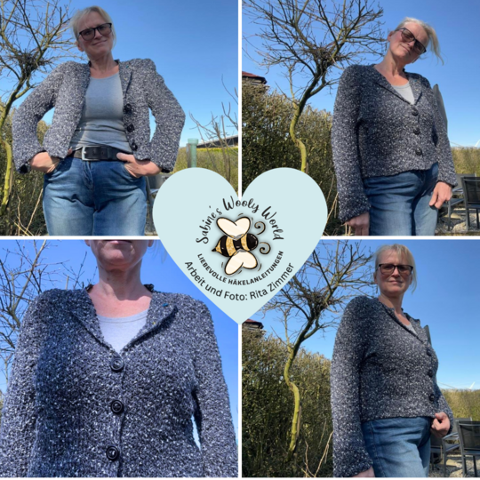 Häkelanleitung für den Blazer Adele