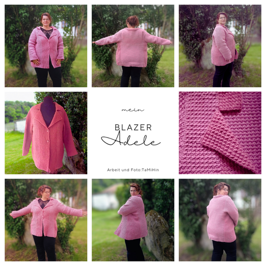 Häkelanleitung für den Blazer Adele