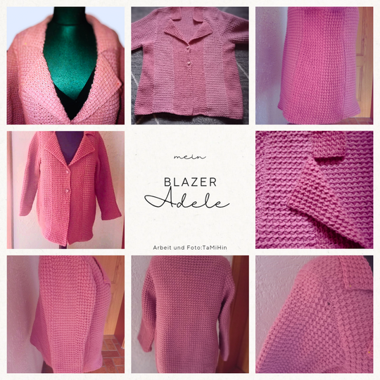 Häkelanleitung für den Blazer Adele