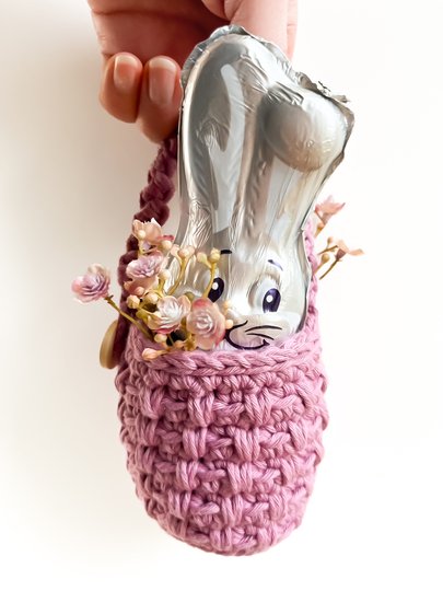 Häkelanleitung Mini Körbchen – für Ostern & Alltag (3 Größen)