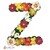 Flower letter Z crochet pattern applique