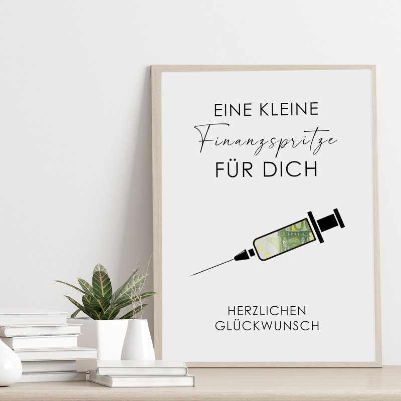 Poster GELDGESCHENK FINANZSPRITZE Geschenk DOWNLOAD - Bild 4