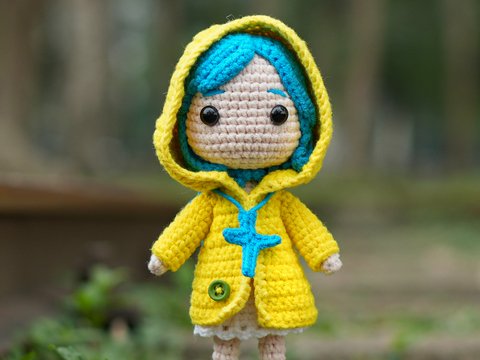 Luciel DOLL PDF amigurumi pattern - crochet pattern PDF Doll