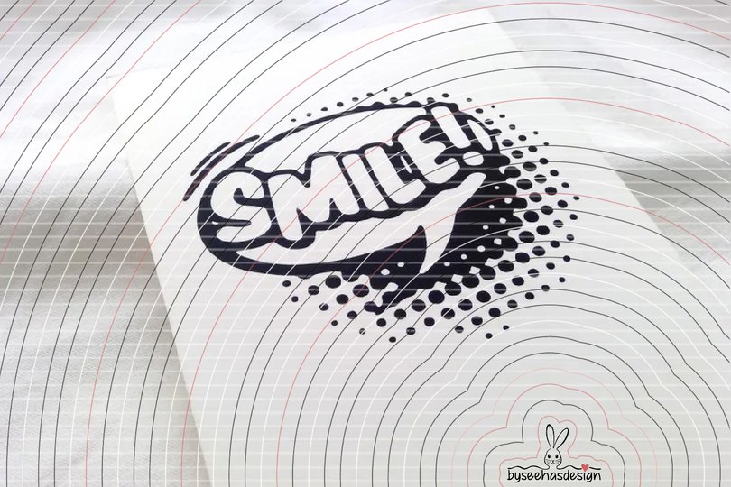 Sprechblase Smile Plotterdatei SVG DXF
