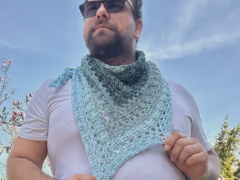 Häkelanleitung Tuch „Frozen Night“