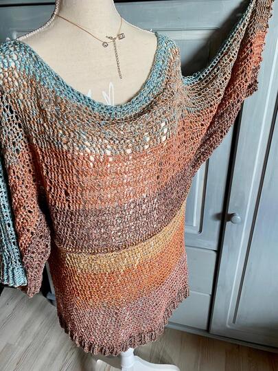 Häkelanleitung 1-BOBBEL-Pullover "OSTERHÄSCHEN"