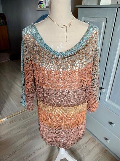 Häkelanleitung 1-BOBBEL-Pullover "OSTERHÄSCHEN"