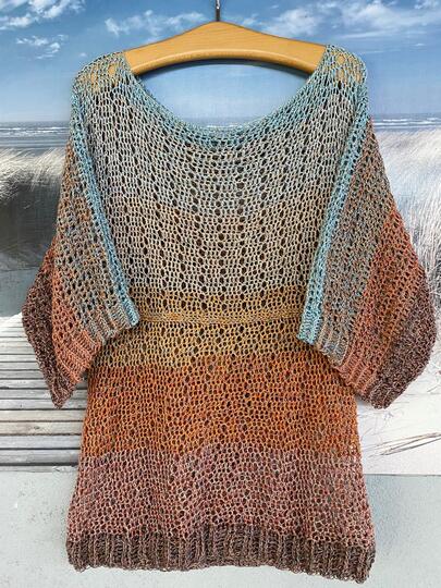 Häkelanleitung 1-BOBBEL-Pullover "OSTERHÄSCHEN"