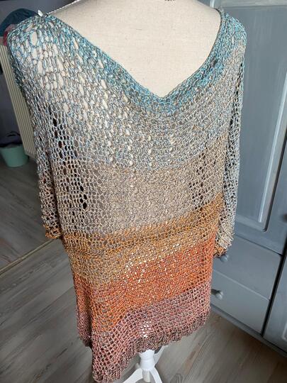 Häkelanleitung 1-BOBBEL-Pullover "OSTERHÄSCHEN"