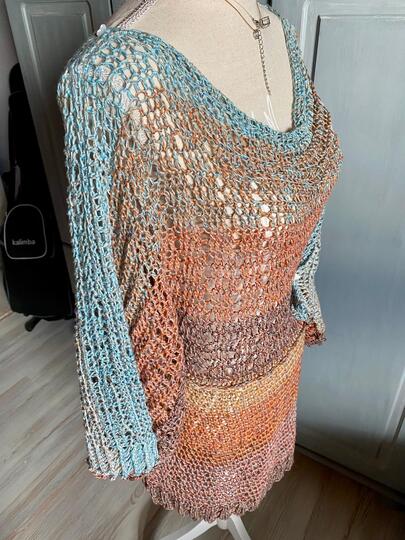 Häkelanleitung 1-BOBBEL-Pullover "OSTERHÄSCHEN"