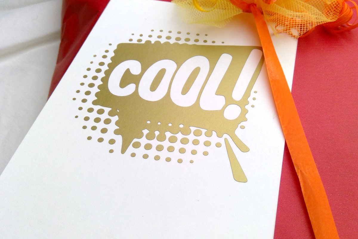 Sprechblase Cool Plotterdatei SVG DXF FCM - Bild 5