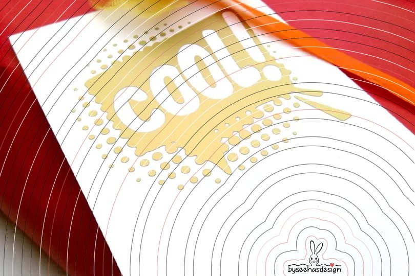 Sprechblase Cool Plotterdatei SVG DXF