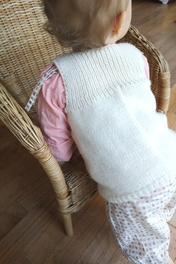 Anleitung Pullunder für Baby und Kinder / Babypullunder mit Knöpfen