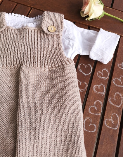 Baby knit sweater vest pattern / easy knitted top for toddler