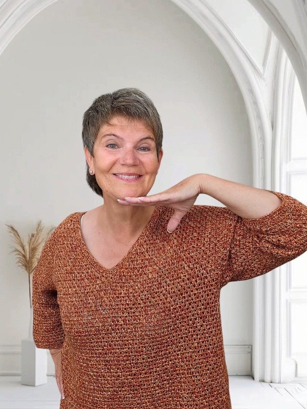 Häkelanleitung RVO Sommerpullover Newbie - Bild 17