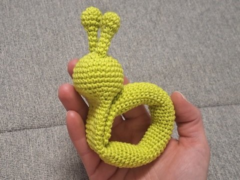 Greifling Schnecke - Schnell und einfach gehäkelt - Häkelanleitung