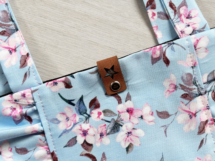 Nähanleitung: Stoffbeutel nähen mit Rüschen