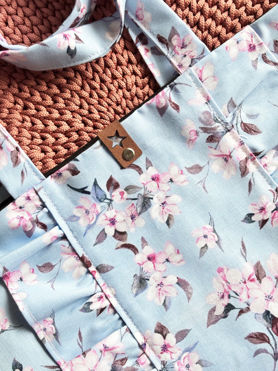 Nähanleitung: Stoffbeutel nähen mit Rüschen