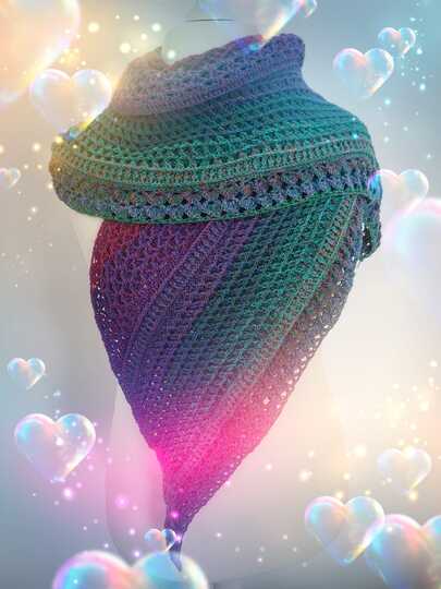 tiefes Dreieckstuch - Kuscheltraum