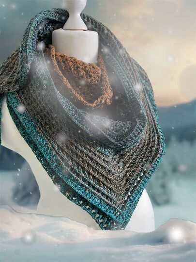 tiefes Dreieckstuch - Kuscheltraum