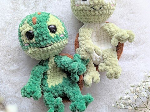 Häkelanleitung Landschildkröte Lui