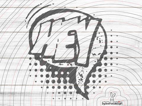 Sprechblase Hey Plotterdatei SVG DXF
