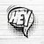 Sprechblase Hey Plotterdatei SVG DXF FCM