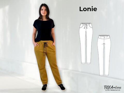 Schnittmuster Hose Loni Gr. 34-54 Jogginghose