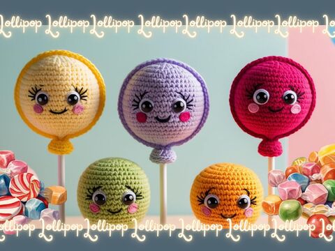 Häkelanleitung "LOLLIPOPS" aus Restgarn