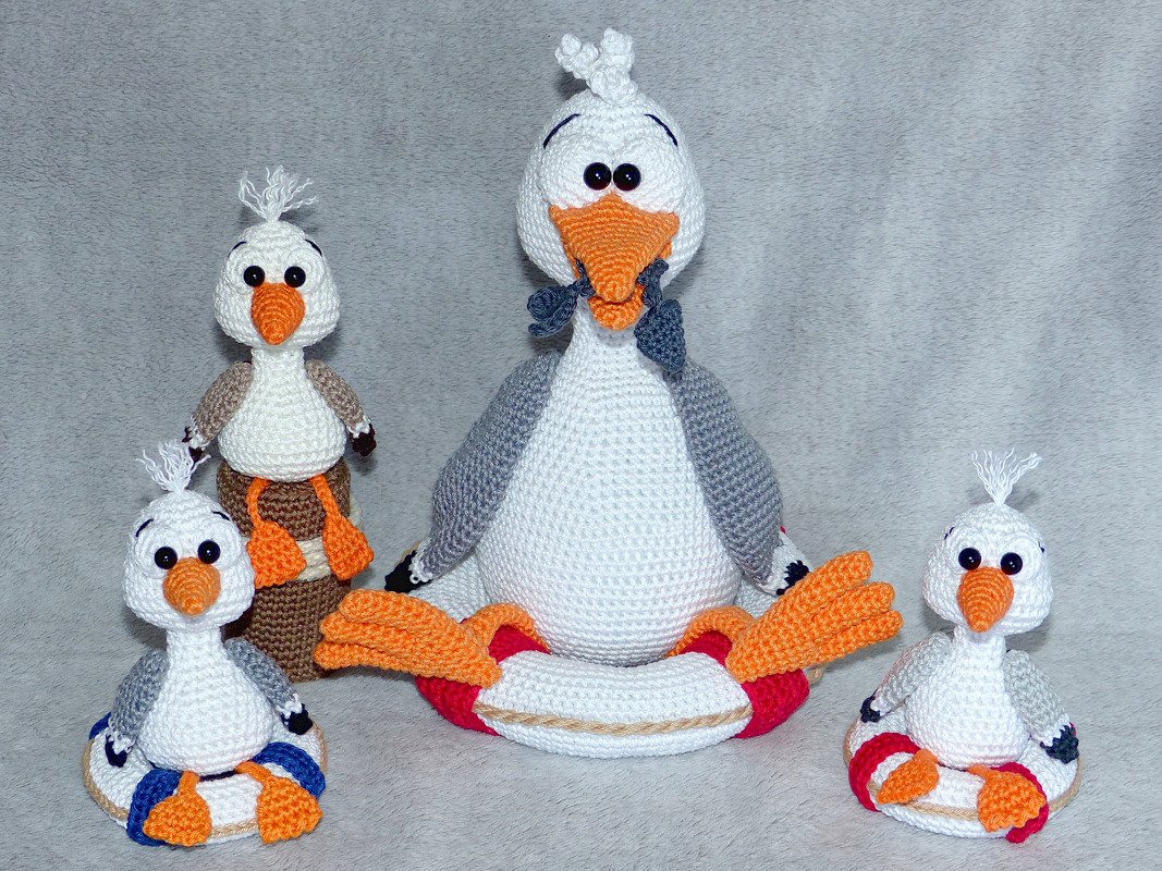 Häkelanleitung kleine Möwen - Bild 9