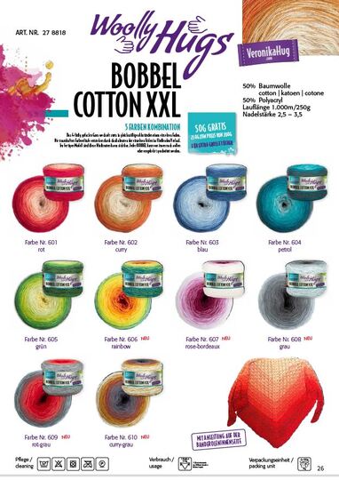 HEXAGONJACKE BOGENKANTE, gehäkelt