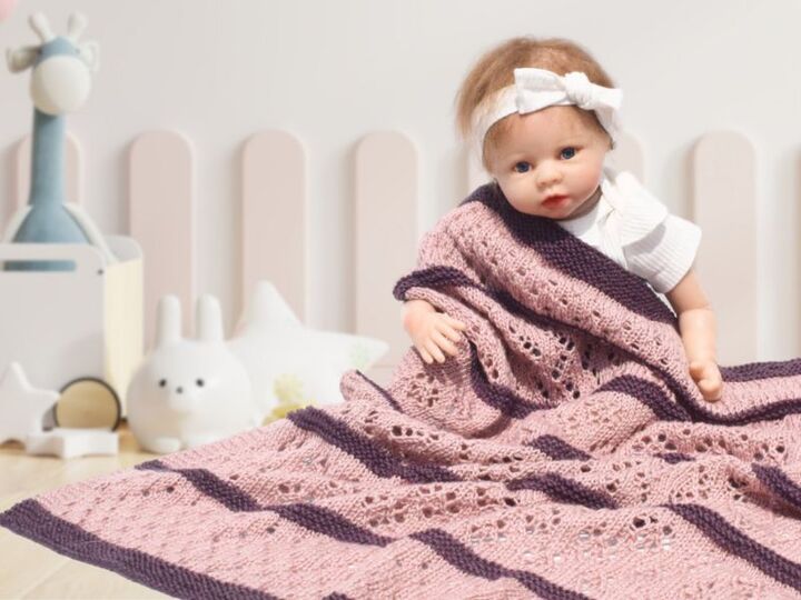 Strickanleitung Babydecke Bambolina