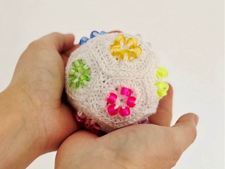 Häkelanleitung Fidget Stressball Perlen - No Sew & Anfängerfreundlich (PDF)