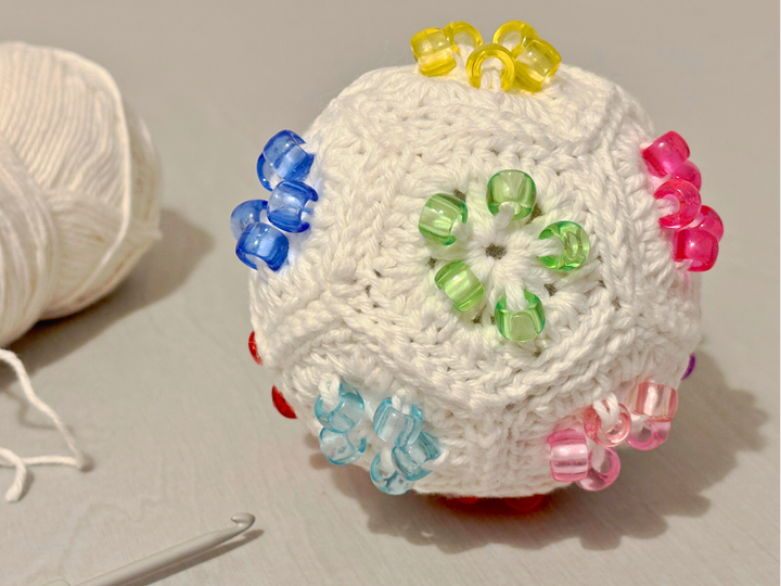 Häkelanleitung Fidget Stressball Perlen - No Sew & Anfängerfreundlich (PDF)