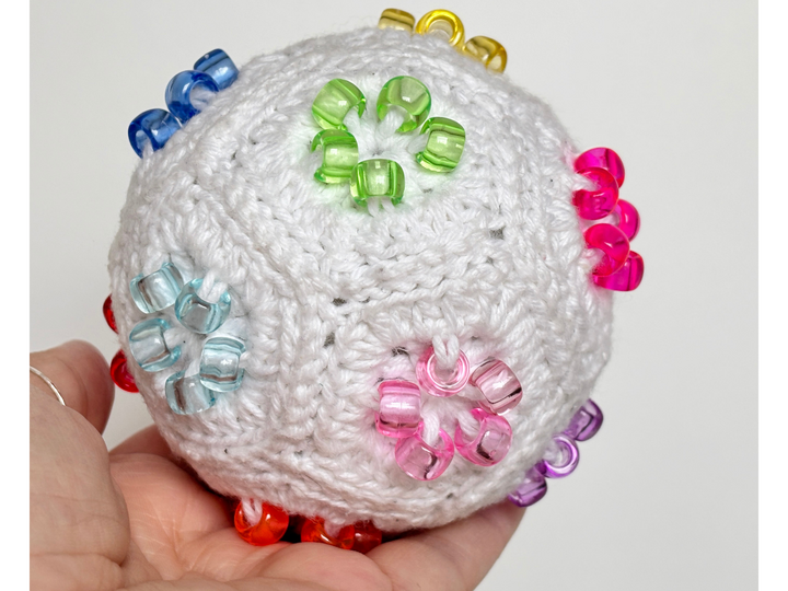 Häkelanleitung Fidget Stressball Perlen - No Sew & Anfängerfreundlich (PDF)