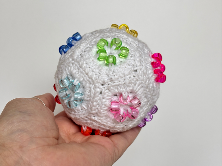 Häkelanleitung Fidget Stressball Perlen - No Sew & Anfängerfreundlich (PDF)