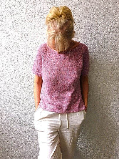 "Steffie Tee - Shirt " mit Seitenschlitz,  Raglan von oben,  Gr. S-XXXL