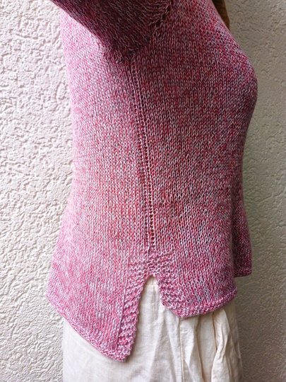 "Steffie Tee - Shirt " mit Seitenschlitz,  Raglan von oben,  Gr. S-XXXL