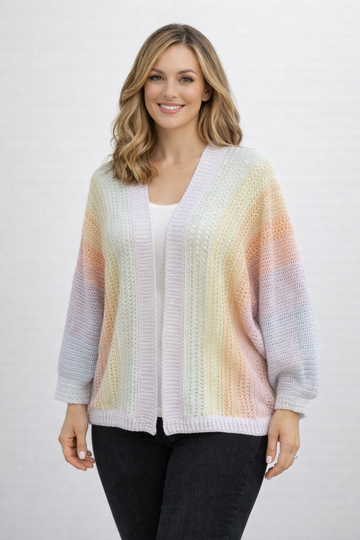 Häkelanleitung Fledermausjacke Sternenstaub