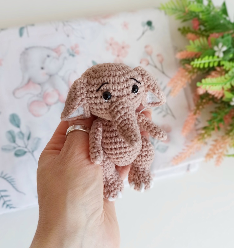 Crochet Elephant Amigurumi Pattern