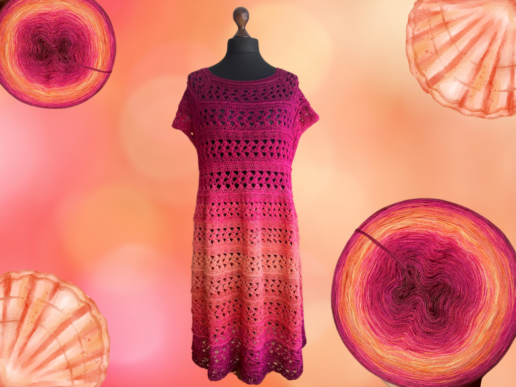 Vintage Charme-Häkelanleitung für ein Kleid/Tunika/Shirt - Bild 2