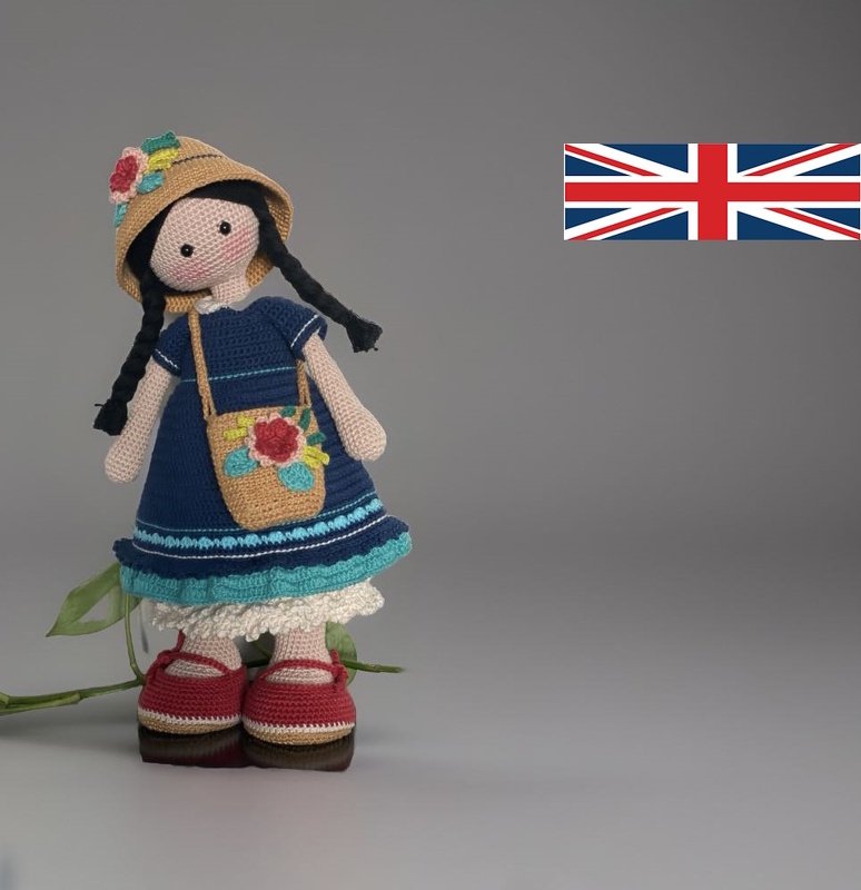 Crochet Pattern Doll Summer - Amigurumi - English - Big Doll