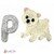Crochet Animal Alphabet P Polar bear