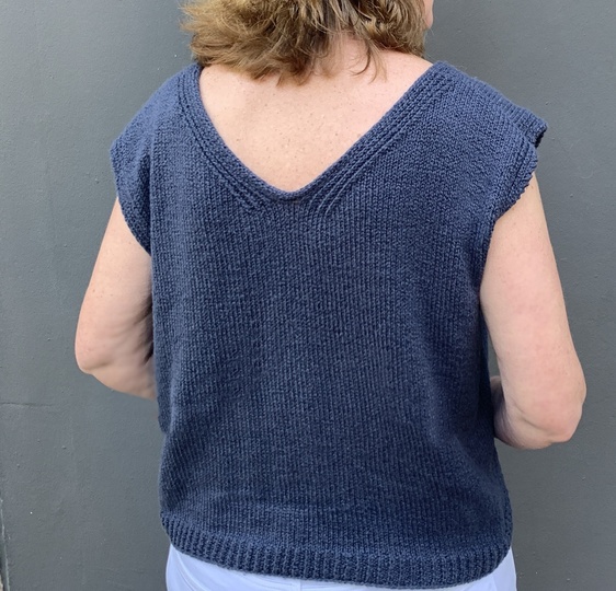 Ärmeloser Pulli für Frühling & Sommer , Größe 36 - 48, Damen