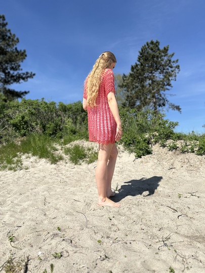 2-Bobbel-Sexy-Häkelkleid / Häkelpulli